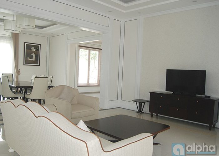 Modern furnished villa for rent in Vinhomes Riveside, Long Bien, Ha Noi