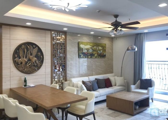High-class three bedroom condominium for rent in Hanoi Aqua Central